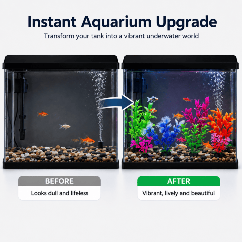 Artificial Aquarium Plants (10 pack) Artificial Aquarium Plants (10 pack)