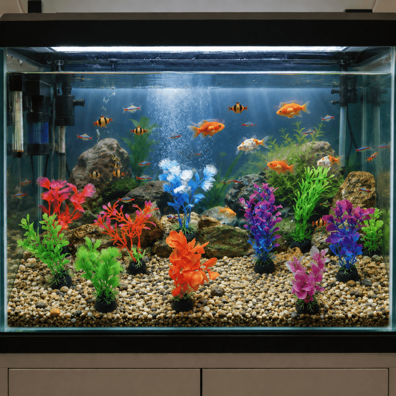 Artificial Aquarium Plants (10 pack)