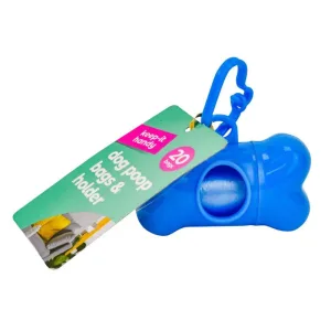 Dog Poop Bags with Holder (20 bags)