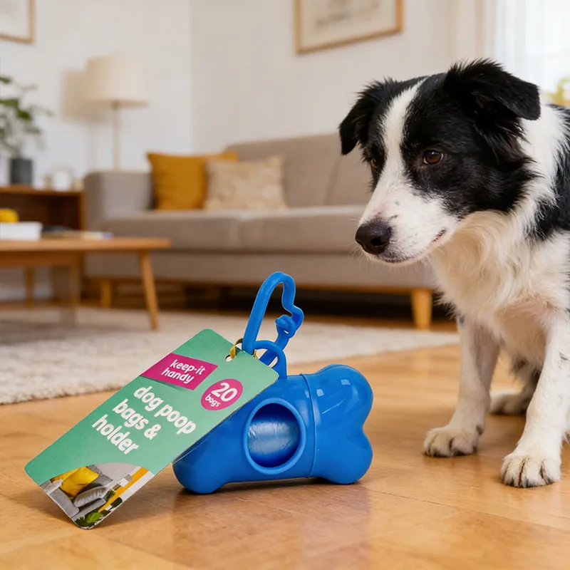 Dog Poop Bags with Holder (20 bags) Dog Poop Bags with Holder (20 bags)