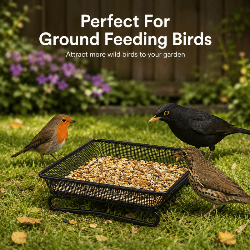 Ground Bird Feeder Tray Ground Bird Feeder Tray