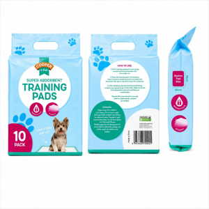 Puppy Training Pads – 10 pads, 40 × 50 cm