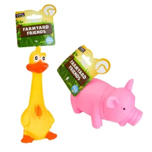 Squeaky Farm Animal Dog Toy