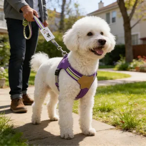 Step-in Dog Harness and Lead Set